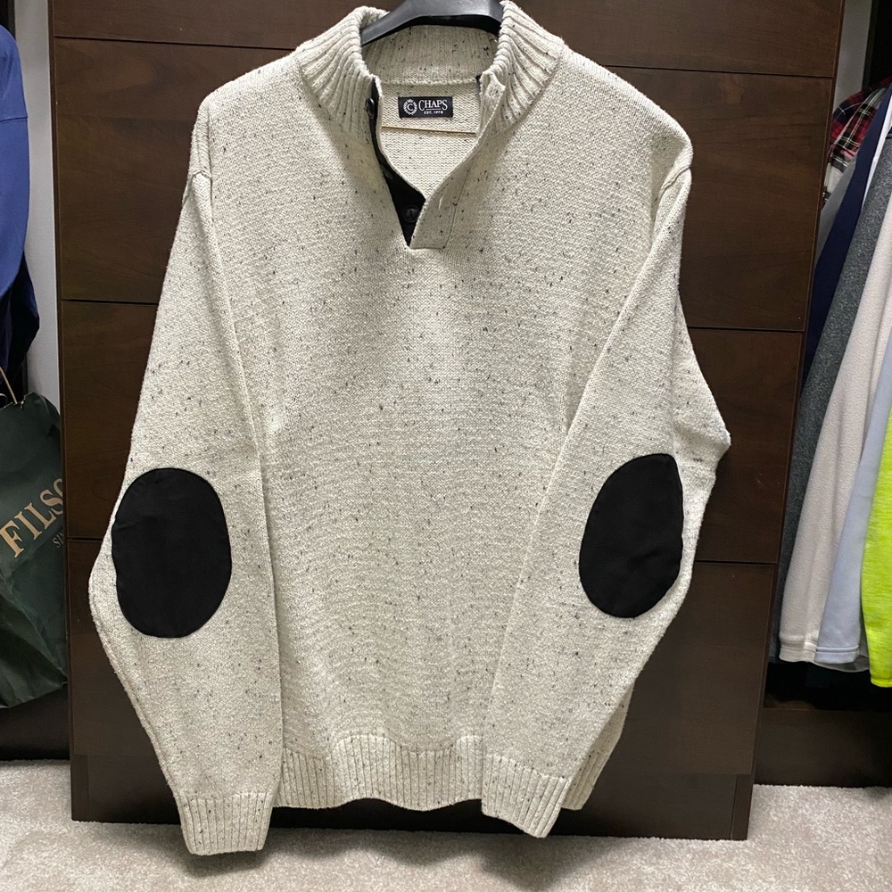 Sweater black and cream